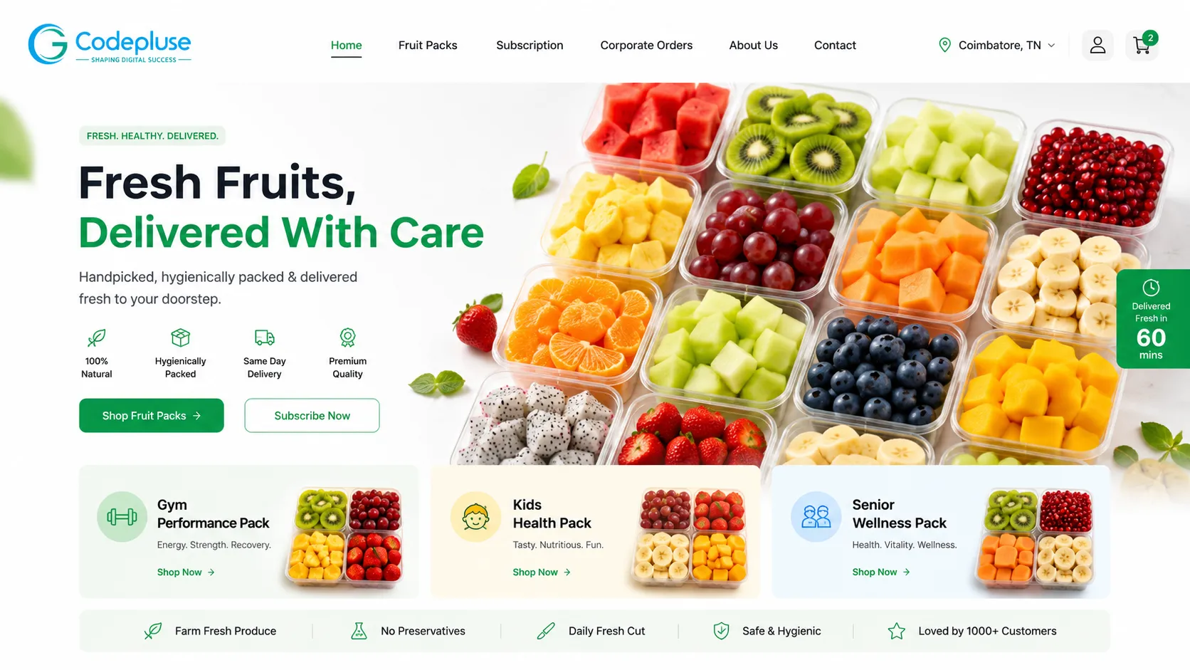 Fresh Fruits Delivery
